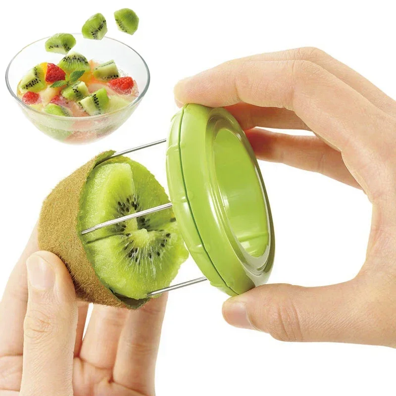Cuchillo de corte de fruta creativo, cortador de Kiwi, cortador de aguacate, herramientas de cocina para ensalada de frutas, utensilios de cocina, accesorios de corte, 1 ud.
