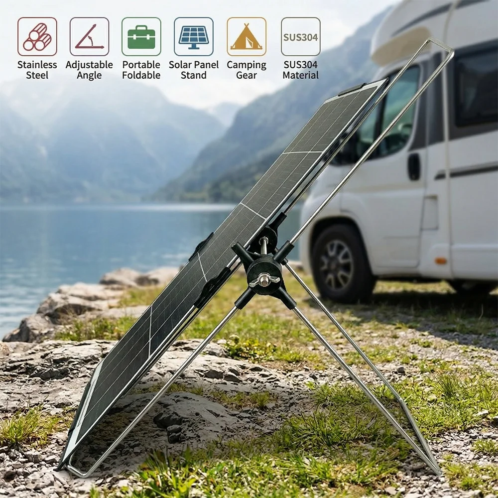 휴대용 접이식 태양광 패널 스탠드, 각도 조절 가능한  - Solar Panel Tilt Mount 리뷰 및 가격