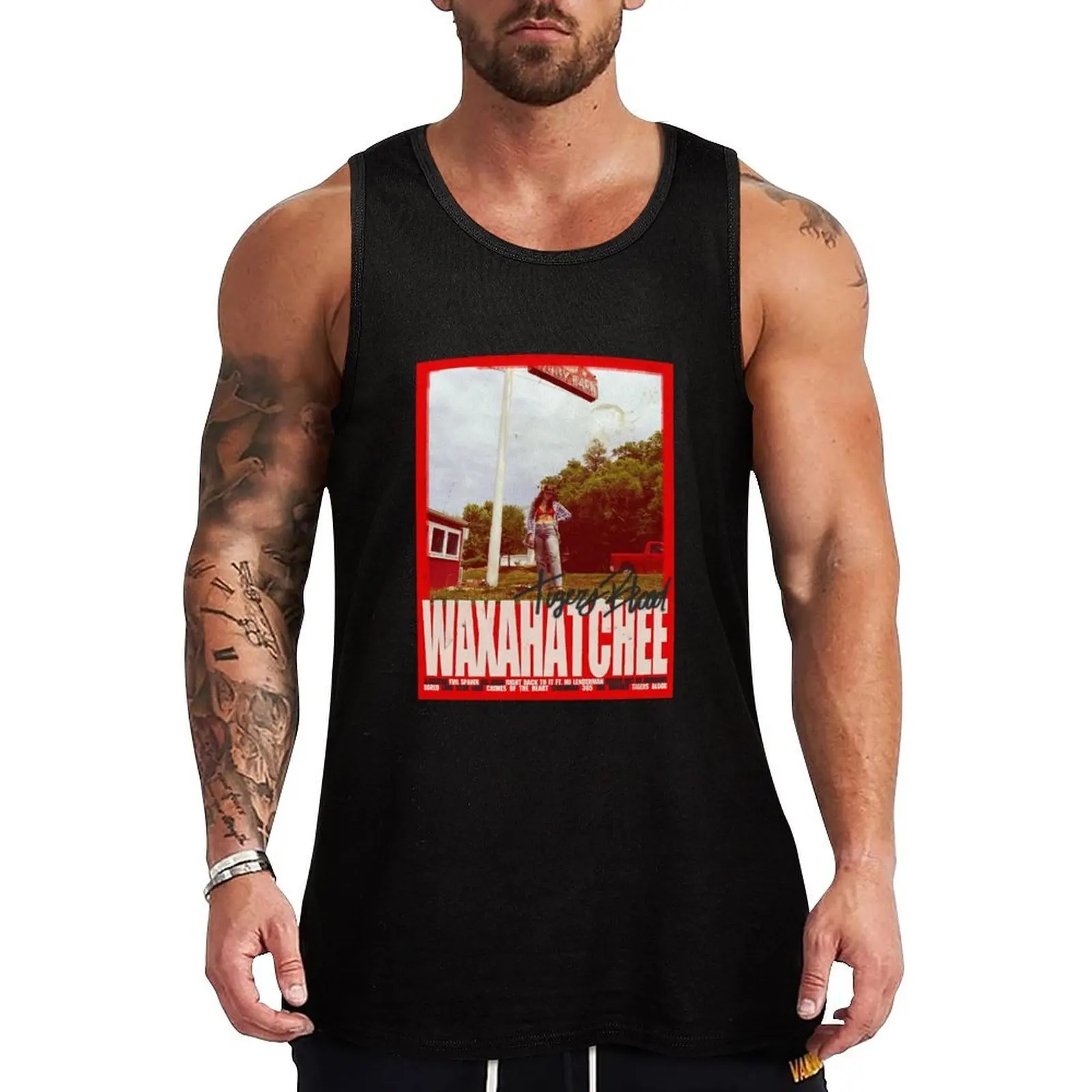 

Waxahatchee Tigers Blood Design Tank Top Muscle fit Top men clothes