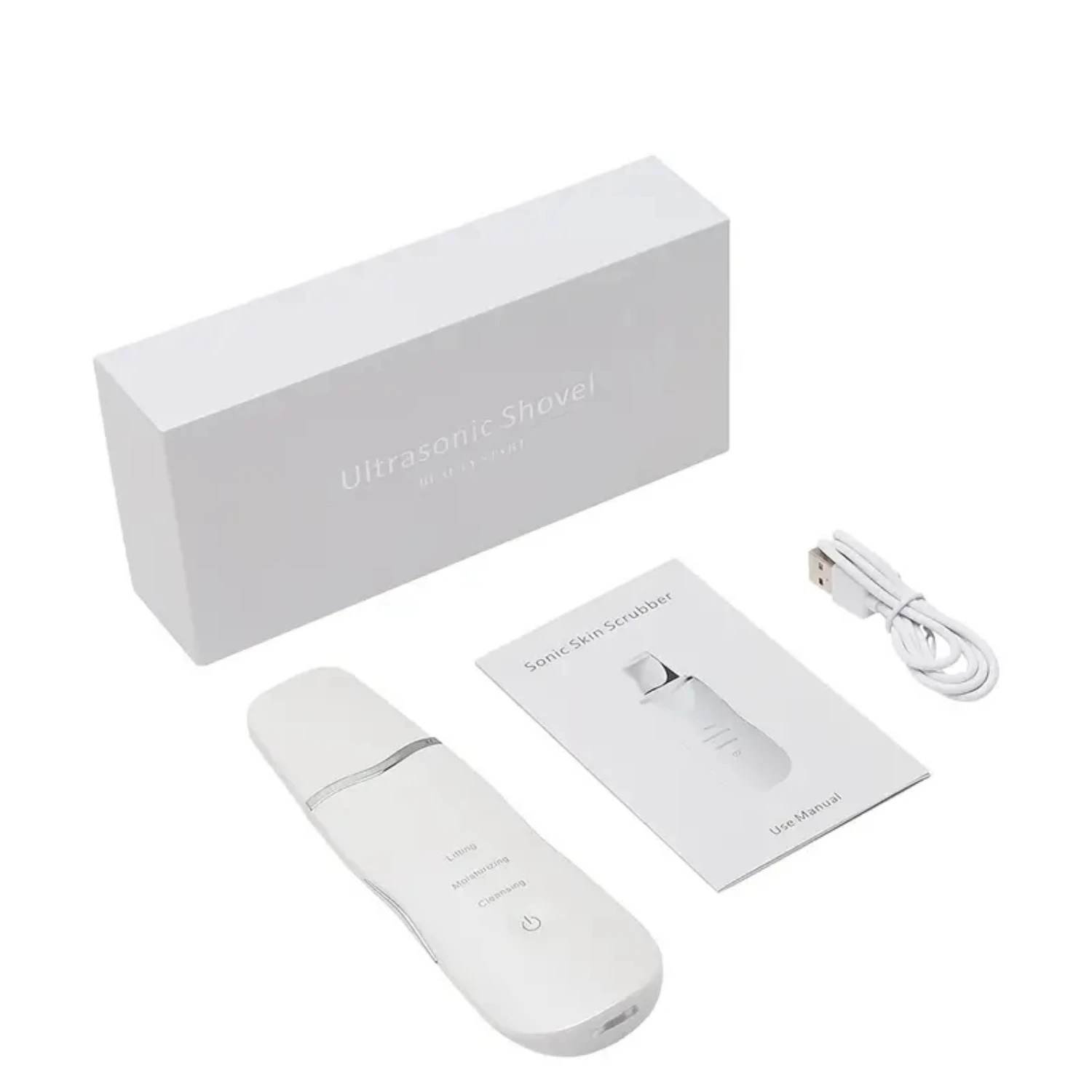 Scrubber portatile per la pelle del viso per una pulizia profonda, la rimozione dei punti neri e il lifting del viso: strumento di bellezza efficace per un più liscio