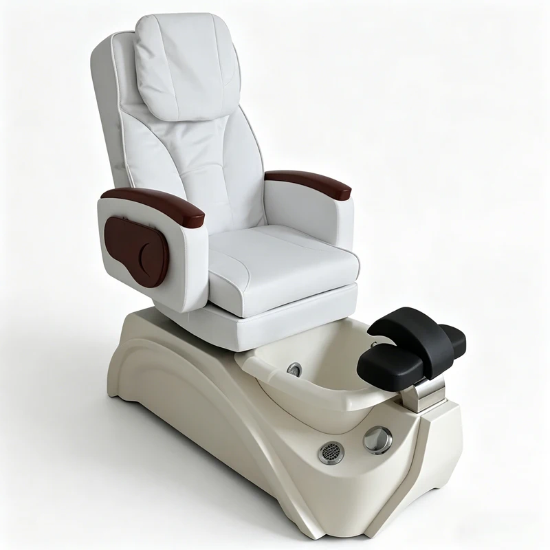 Comfortable Folding Tray Armrest Beauty Nail Foot Bath Pedicure Multi-functional Electric Massage Pedicure Chair