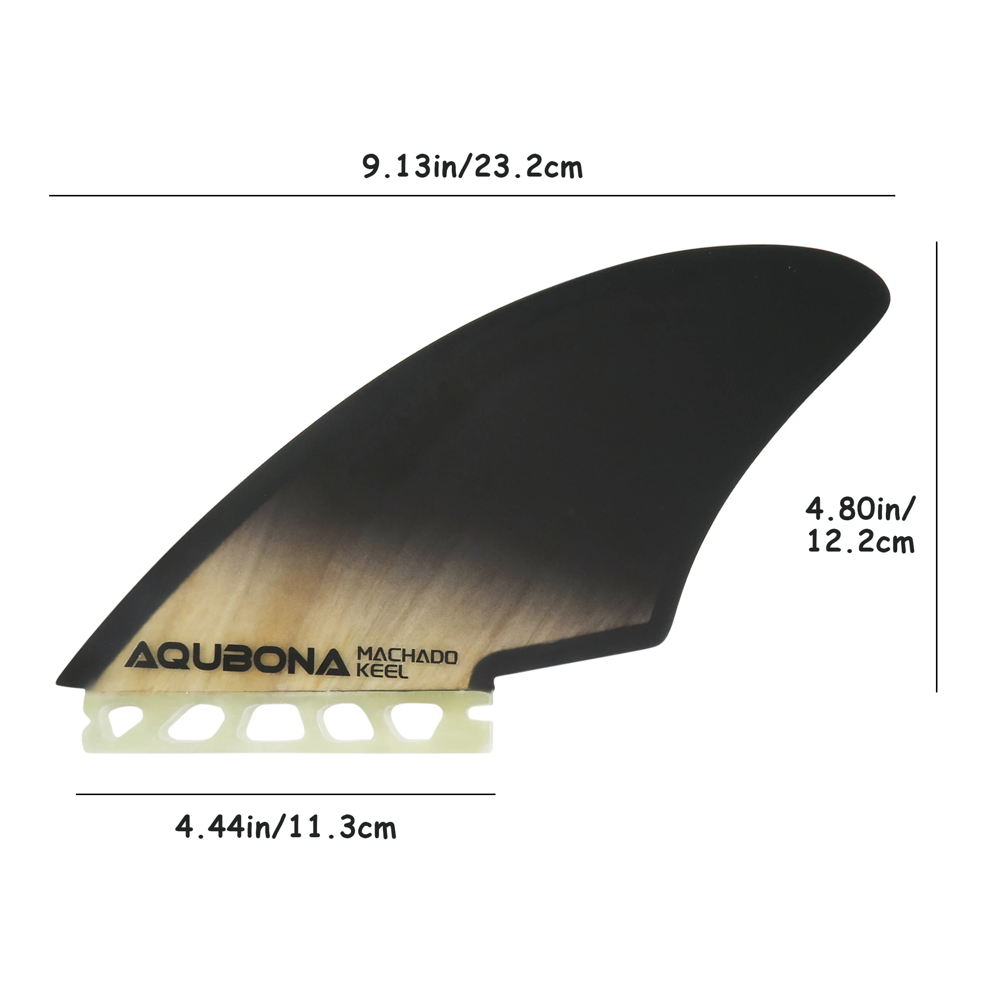 Surfboard Twin Kiel Fins (2 Fins) Dual Tab Single Tab Größen für Longboard Surfboard Funboard – Detail 7