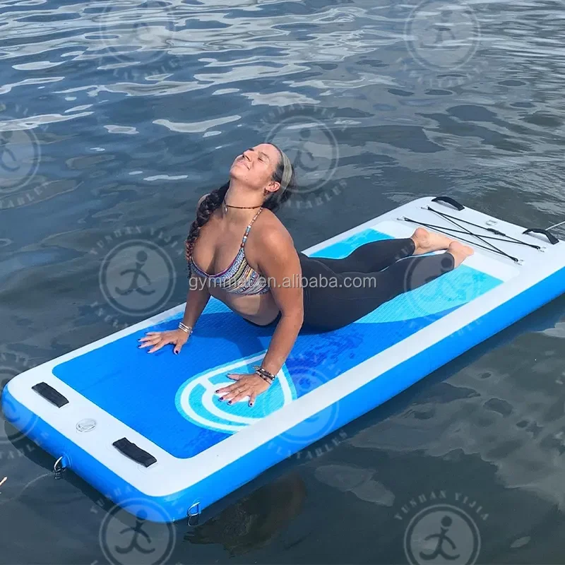 Inflatable Water Yoga Mat For Sport And Yoga Board On Water