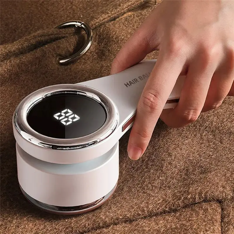 Limited Edition Lint Remover USB Charging Hair Ball Lint Trimmer Electric Sweater Lint Machine Gray