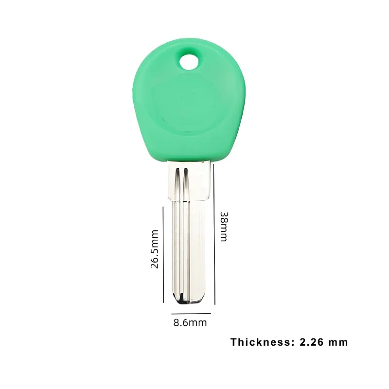 5PCS/LOT FAV1D Key Blanks with Color Plastic Head Double Slot Empty Key Home Door Locksmith Supplies