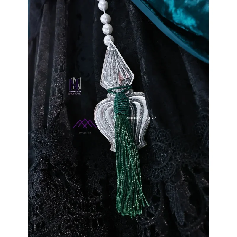 فستان CyAnime عالي الجودة باللون الأسود بتلر Sieglinde Sullivan Green Witcn لوليتا للنساء أزياء تنكرية مخصصة للهالوين