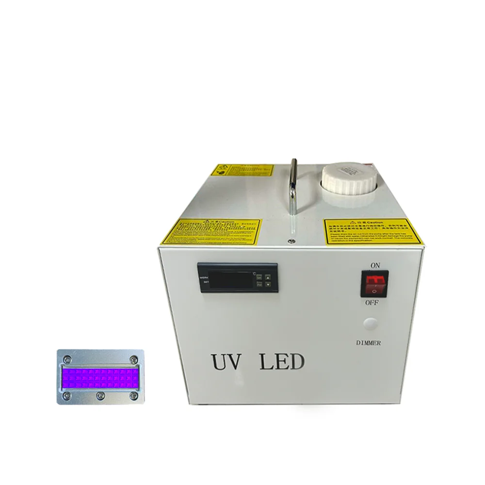 Juego completo de lámpara de curado de aceite UV, lámpara de curado de tinta UVLED refrigerada por agua, Guoyang Nuocai Epson 135, 6090/6045 W