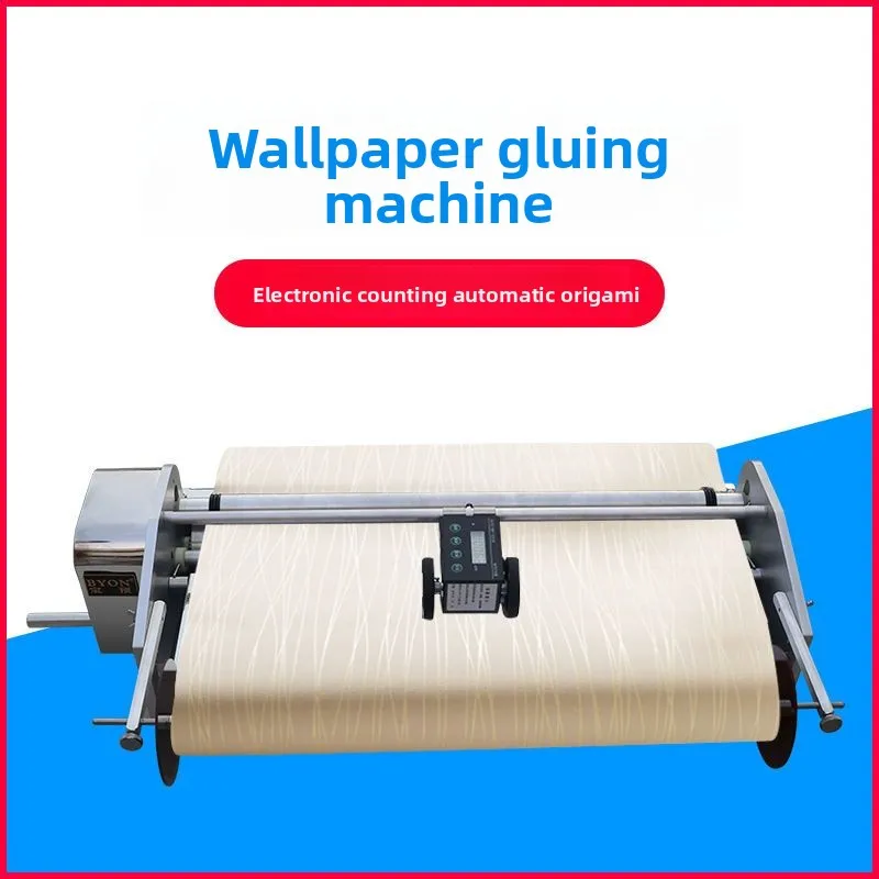 Hand-cranked wallpaper gluing machine, manual wallpaper gluing machine, wallpaper sizing machine