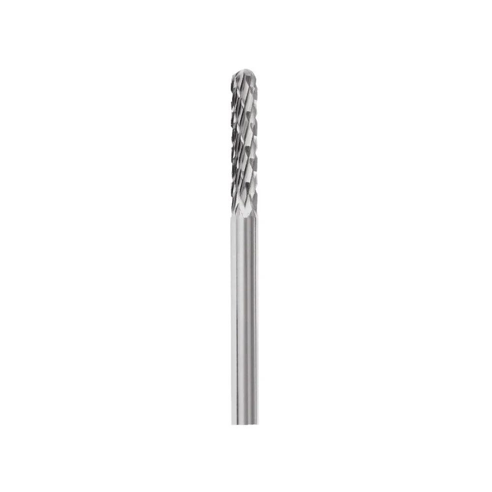 Carbide Rotary File Set Abrasive Tool Double-edged 3*6mm Rotary File Set Carbide Material C-shaped Double Grooves