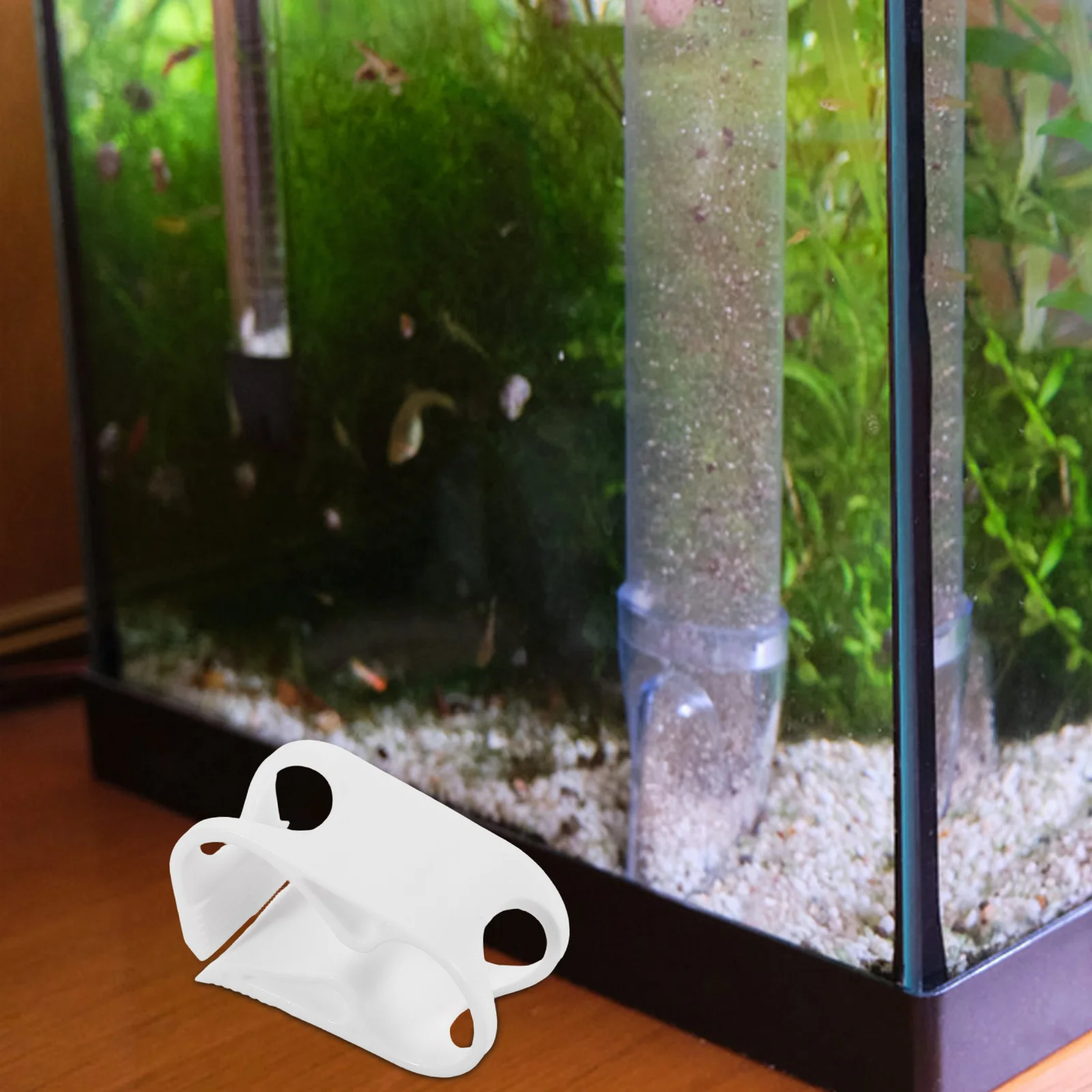 

Aquarium Hose Stop Clamp Heavy Duty Plastic Holder Secure Fit No Slippage Ideal for Fish Tank Filter Systems and Garden Hoses