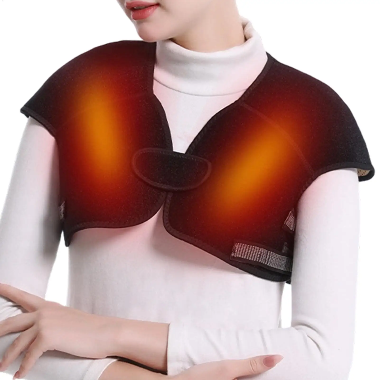 

new Self-Heating Shawl Ergonomic Wearable Warming Vest for Neck, Shoulders & Waist, Office, Home & Outdoor