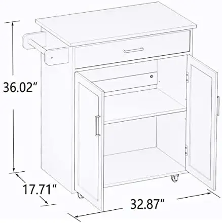 Thumbnail 2 - #4 Low Price Kitchen Island Carts Deals