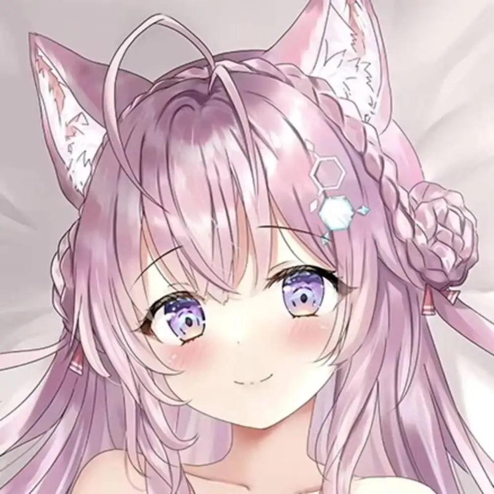 Japanese Hololive Pillow Case VTuber Hakui Koyori Sexy Anime Dakimakura Cozy Cushion  Cover Linen Gifts SS