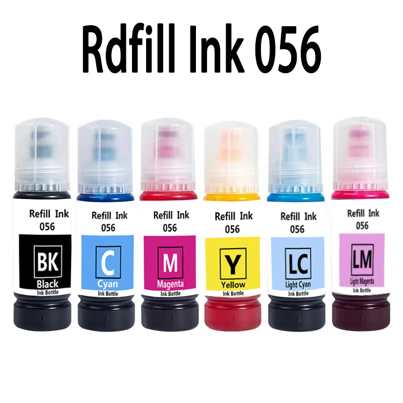 For Epson 056 ink bottle 108 Refill dye ink For Epson L8058 L18058 L8050 L18050 L18100 Printer