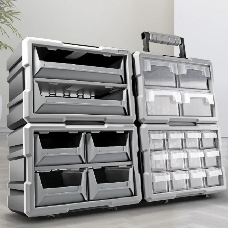 

Plastic Screws Box Toolbox Organizer Multi-grid Accessories For Parts Organizing Tool Drawer Mechanics Professional Suitcase