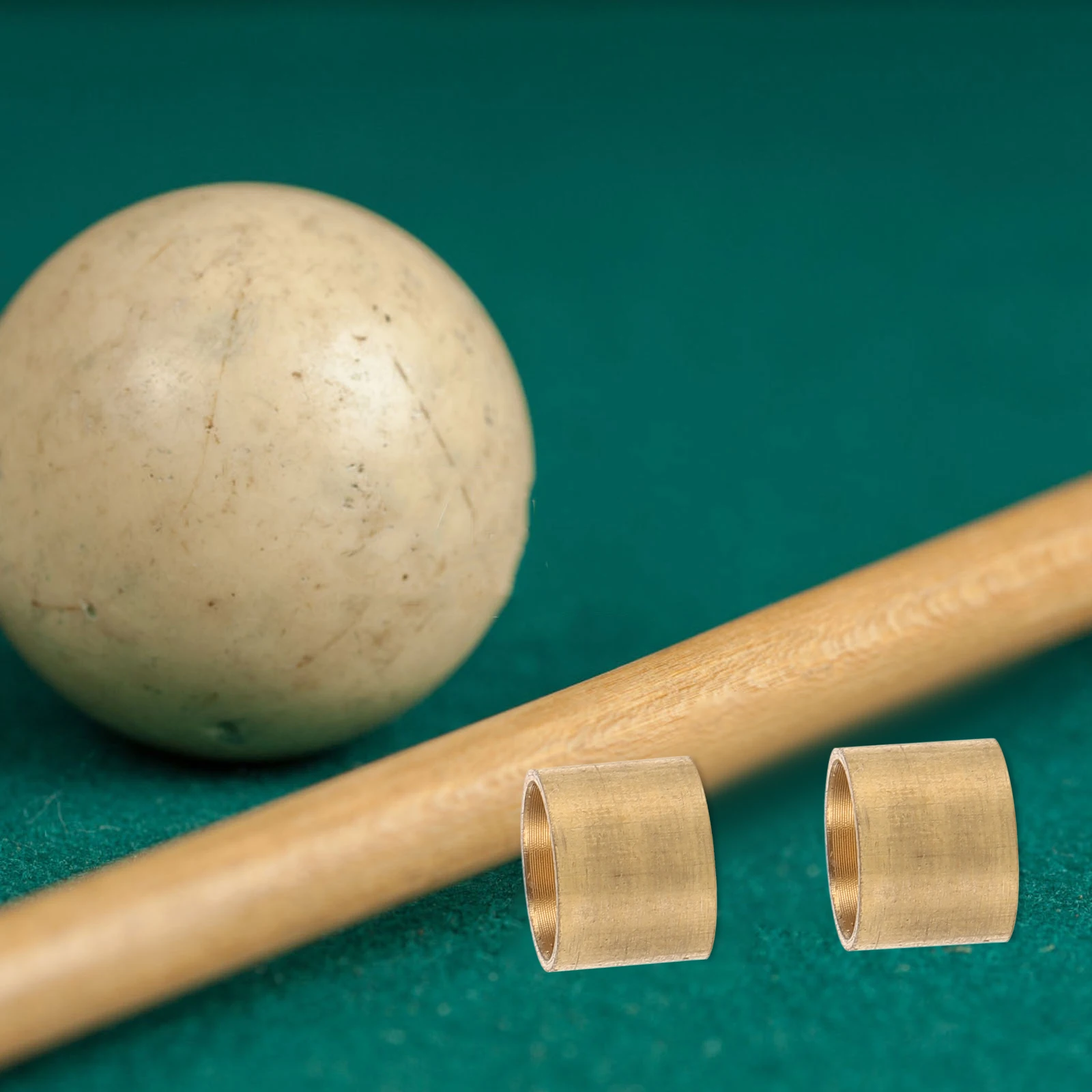 10Pcs Metal Billiard Replacement Ferrules Pool Cue Stick Accessories Snooker Parts for Cue Tips Repair and Control