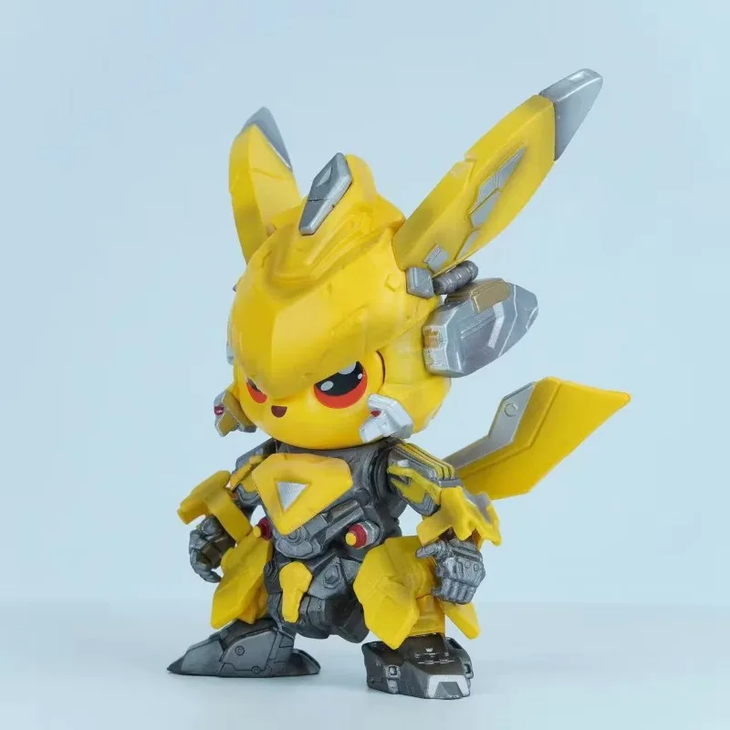 البوكيمون بيكاتشو كوس المحولات دمية نحلة الديكور أنيمي عمل الشكل لعبة لطيفة Q التماثيل الديكور نموذج هدية عيد ميلاد