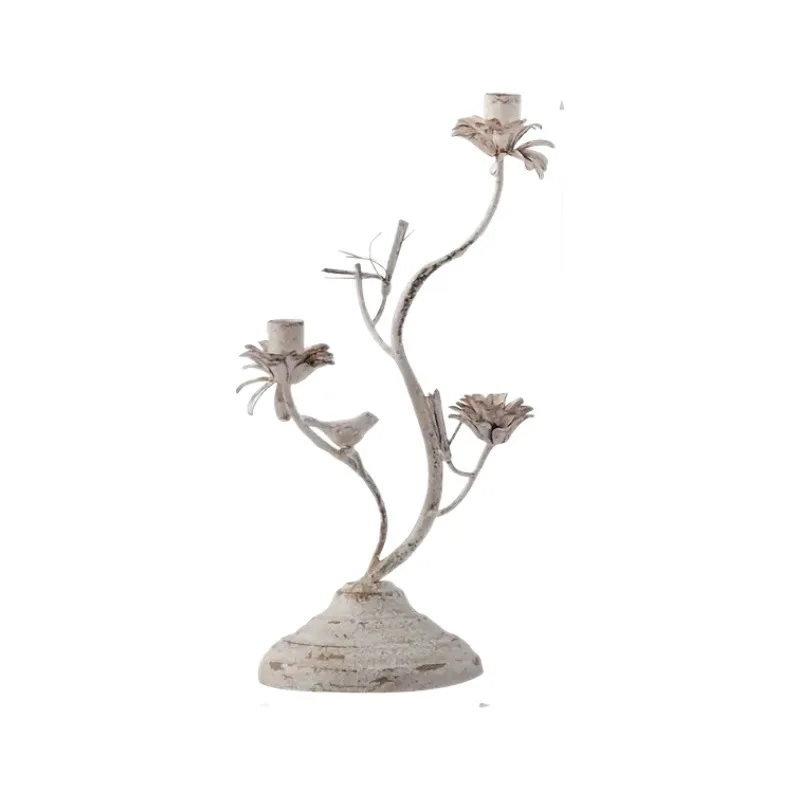 

Подсвечник из кованого железа в стиле ретро, украшения для дома, атмосфера, декоративное украшение, кафе B & B, старая специальная форма