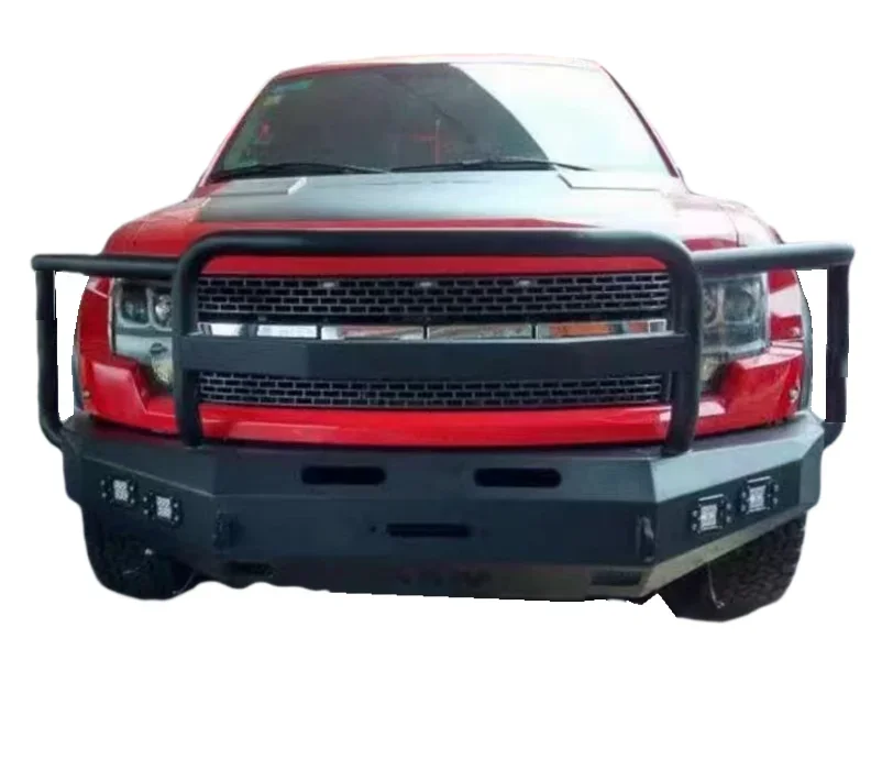 Classic Bull Bar Steel Front Bumper  For Ford F150 Raptor P415 09-14