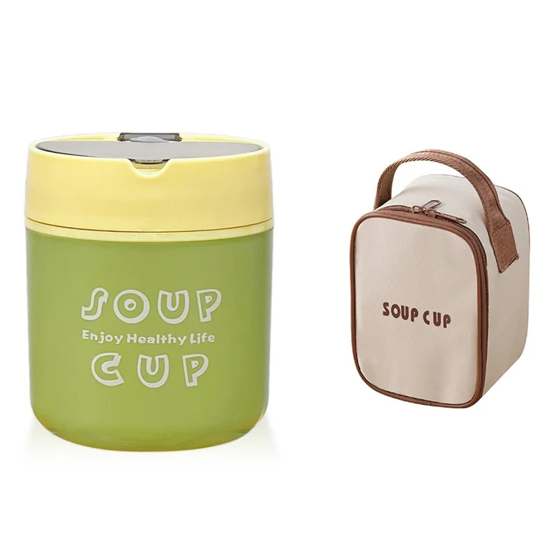 

Promotion! Insulated Food Container, 18 Ounce Stainless Steel Kids Adult Thermos For Hot Food, Vacuum Insulated Food Jar