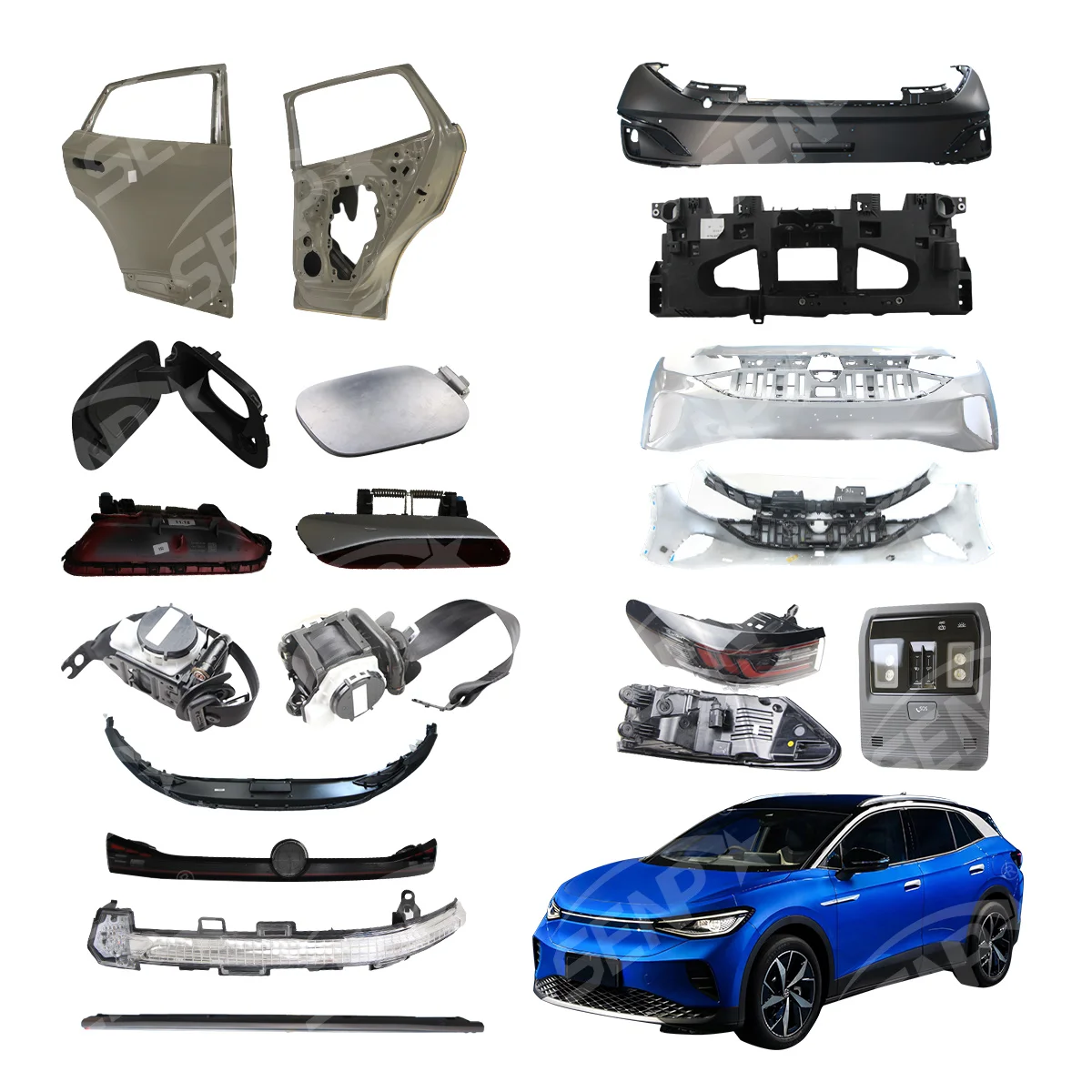 SENP Auto Engine Transmission Chassis Body Spare Parts for ID4 ID4X ID4CROZZ ID6 ID6X ID6CROZZ Accessories Cars