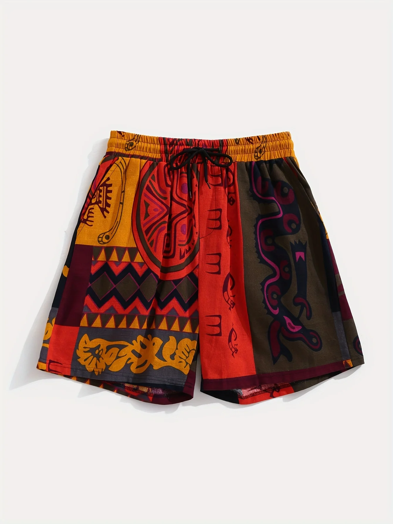 

New 3D pattern printed casual fashionable comfortable soft breathable and lightweight men's shorts for summer 2025