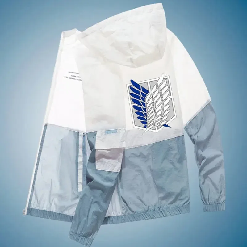 

Attack the giant sun protection clothes two yuan Freedom wings outdoor sports long sleeve summer clothing anime peripheral