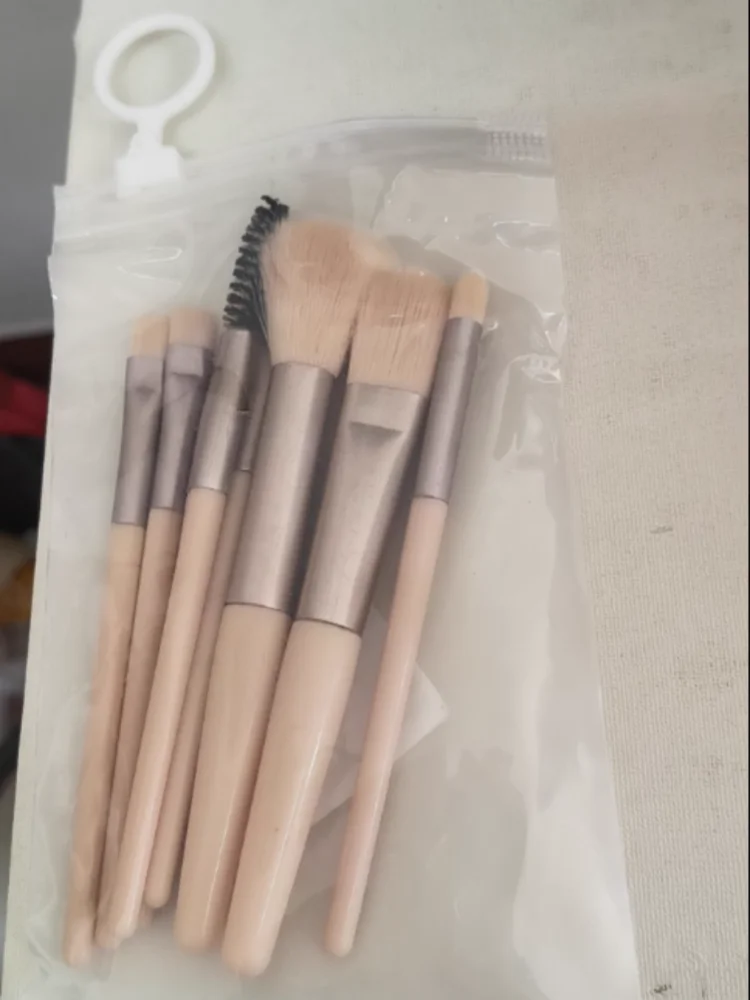 Fundação blush pó sombra pincéis de maquiagem mistura 8 pçs pincéis de maquiagem macios e macios ferramentas de beleza compõem pincéis cosméticos