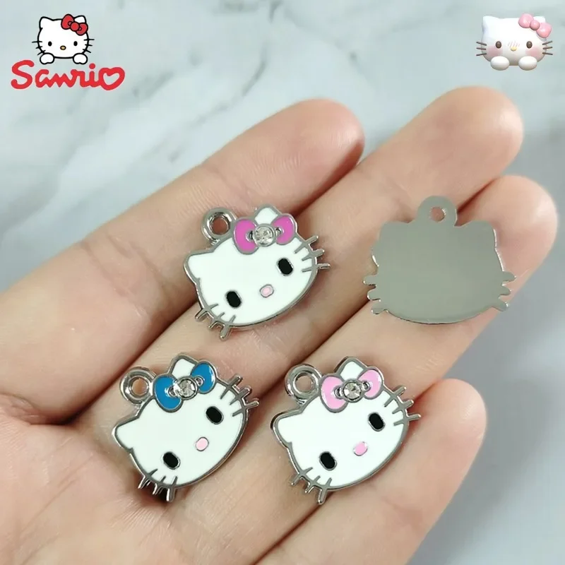 Sanrio Hello Kitty  Oil Dropping Jewelry Accessories Necklace Bracelet Earrings Pendant Girl Brithday Gifts