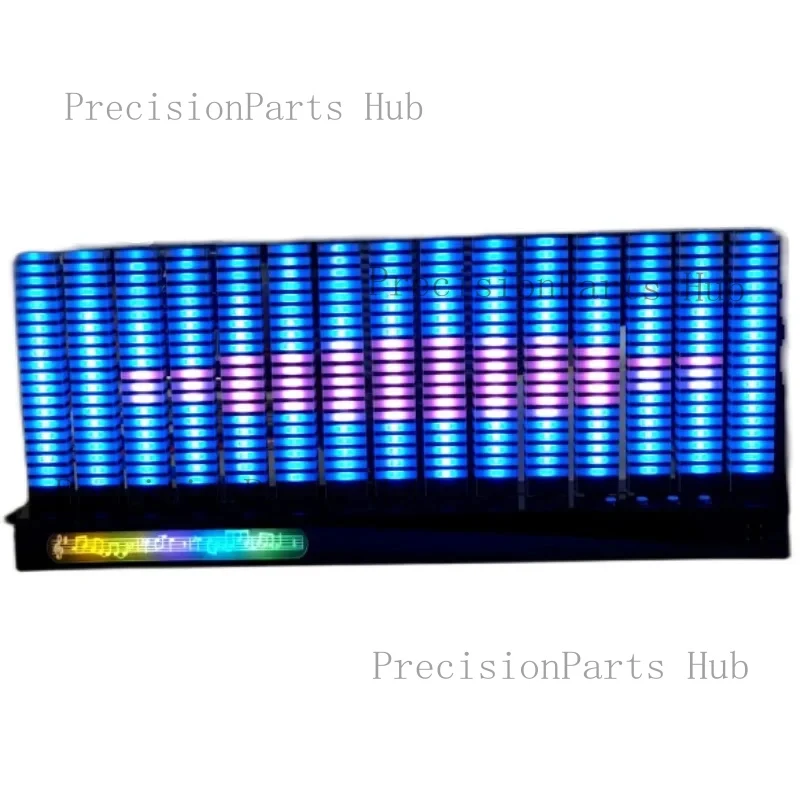 20-Segment 3D Effect Full-Color Music Spectrum Voice Control Remote Control Clock Animation AGC Automatic Volume Control