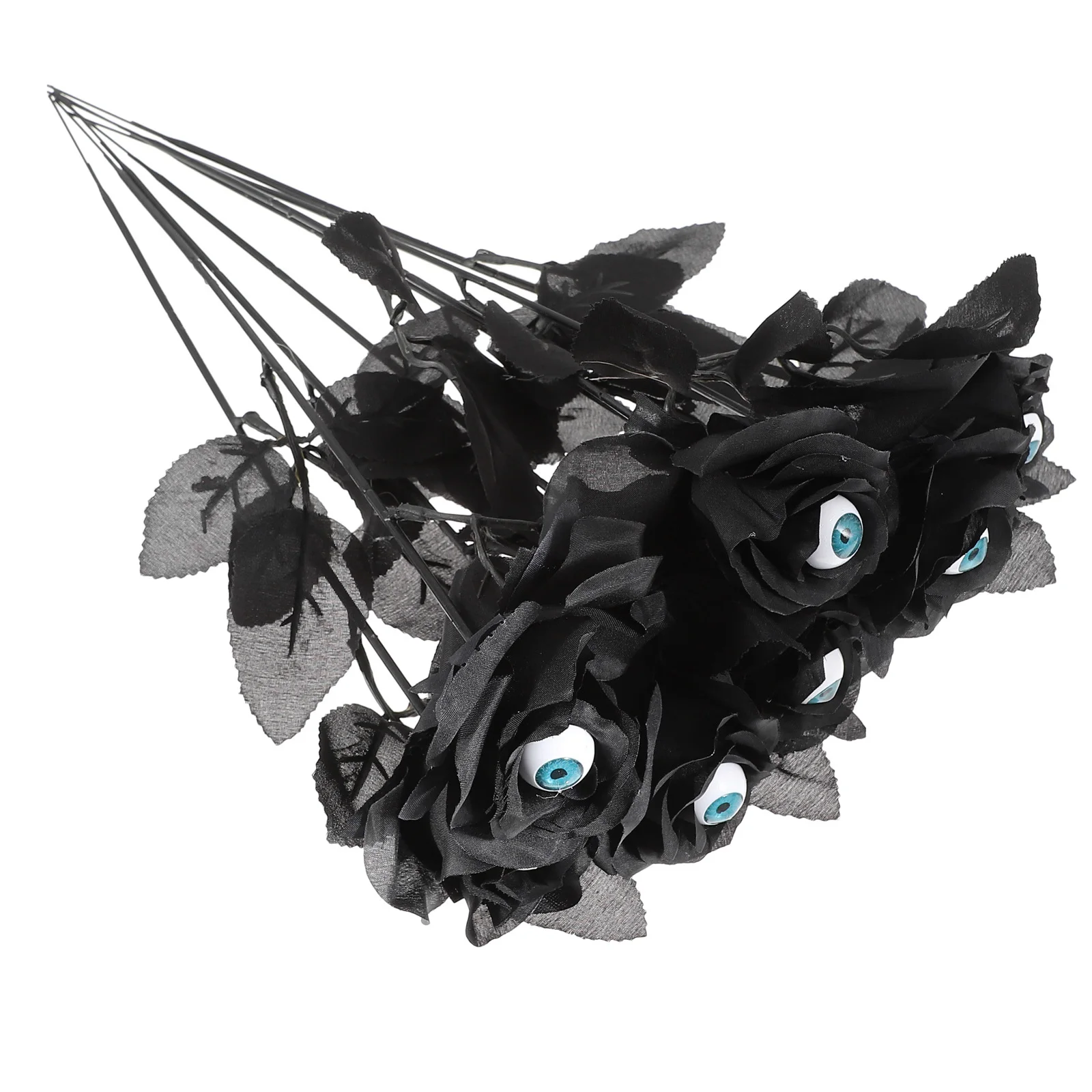 

Halloween Decorations Indoor Artificial Flowers Rose with Eyes Eyeballs Roses Party