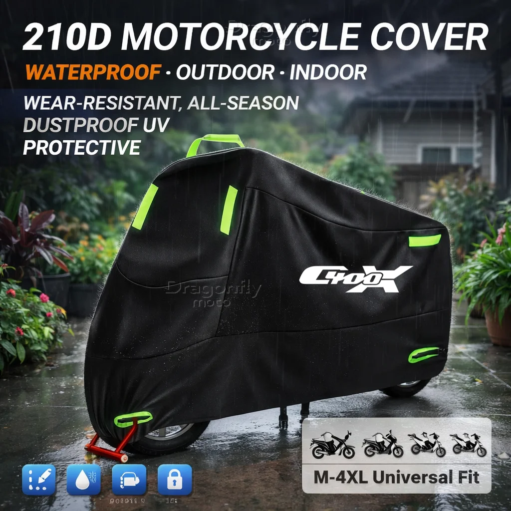 

For Bmw C400gt C400x C400 Gt C400 X Motorcycle Cover Waterproof Outdoor Scooter UV Protector Rain Cover With Reflective