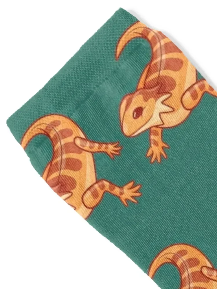 Cute Bearded Dragon Design Socks men cotton high quality custom sports Socks Woman Men's