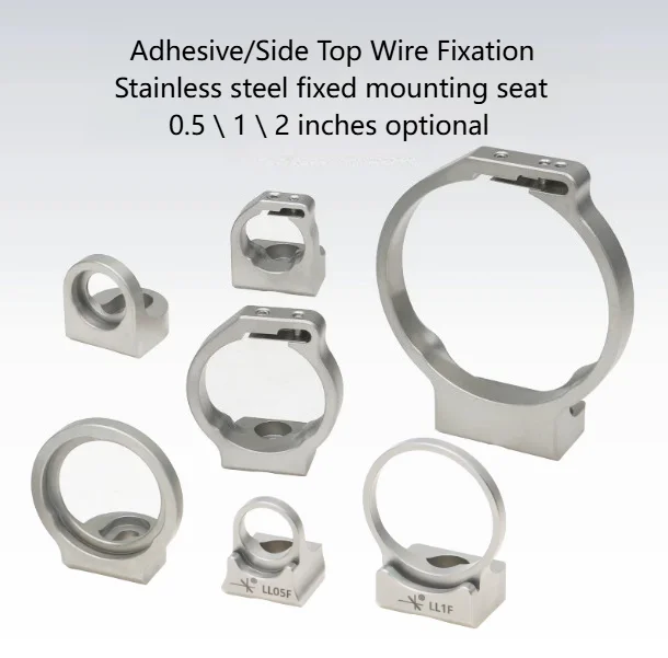 Fixed Optical Component Mounting Base Adhesive Side Top Wire Fixed Beam Splitter Lens Reflector