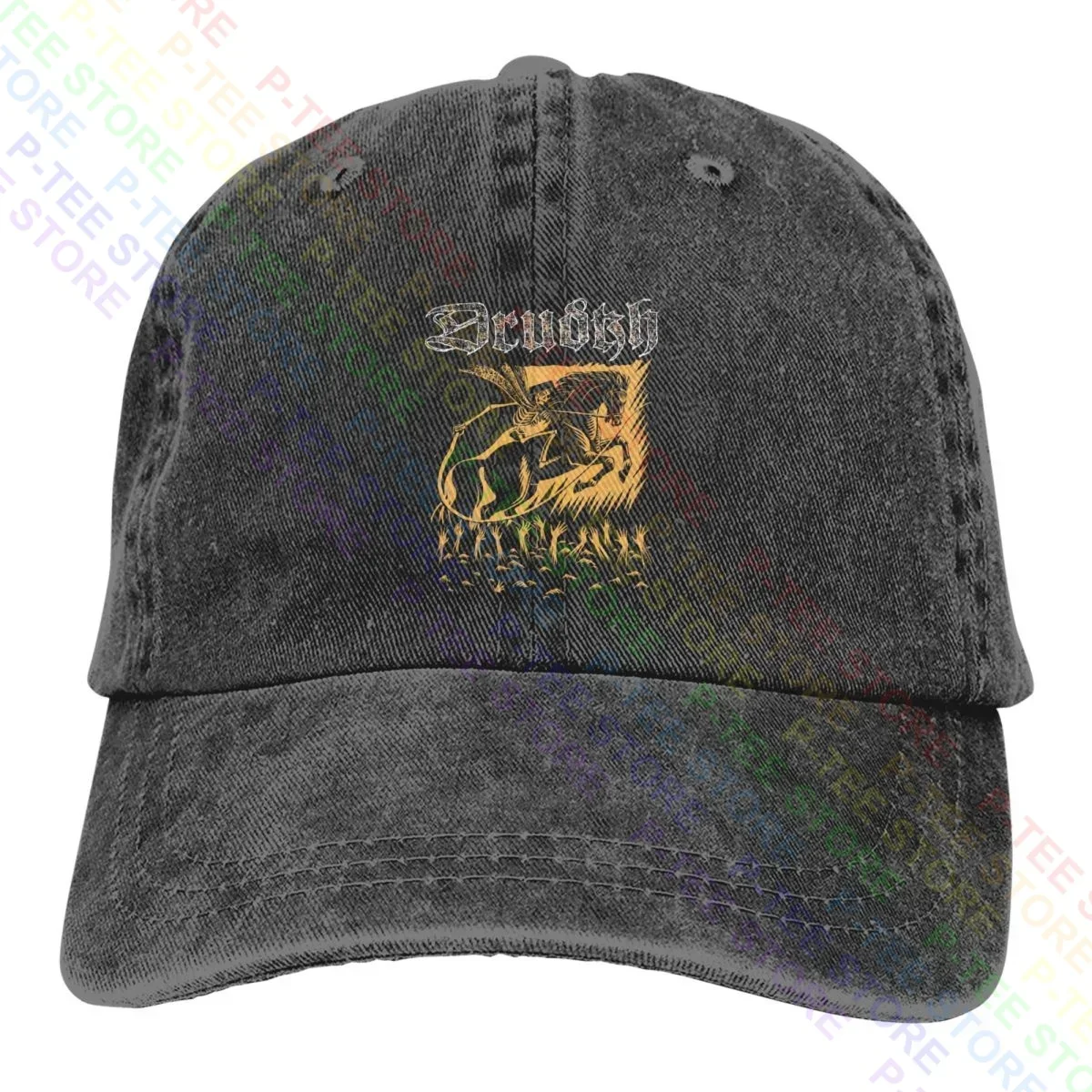 Drudkh Horseman Agalloch Fen Hate Forest Wodensthrone Kroda Mgla Washed Denim Baseball Cap Trucker Hats Retro