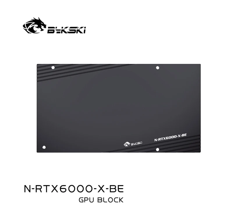 Bykski GPU Water Block Use for NVIDIA RTX 6000 Ada Video Card / All-Metal Radiator /Chrome-plated Red Copper Process N-RTX6000-X