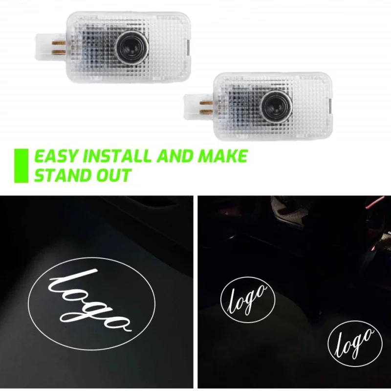 2pcs Car Door Welcome Logo Projectors Light For Subaru BRZ 2012-2020 2021 2022 2023 2024 Courtesy Door Light LED Atmosphere Lamp