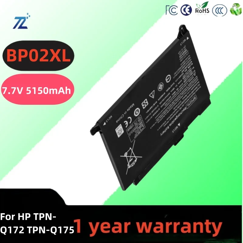 BP02XL-batería portátil para HP, 849569-421, 849569-541, 849569-542, TPN-Q172, TPN-Q175