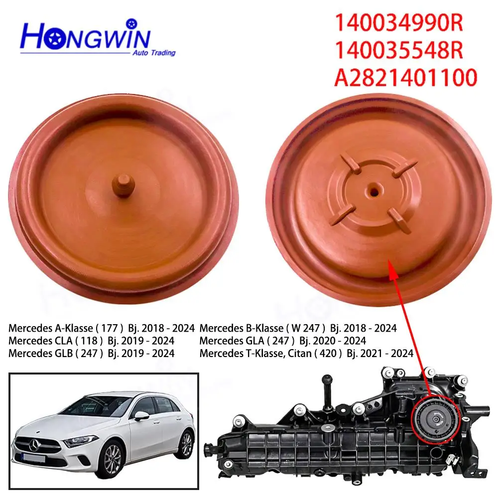 A2821401100 140034990R Intake Manifold Membrane For Mercedes-Benz CLA GLA GLB A B T-Klasse Nissan Qashqai J11 J12 X-Trail T32
