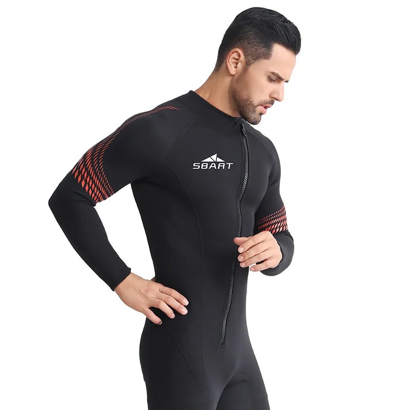 new 3mm diving suit men's jumpsuit long sleeved anti cold floating diving mother suit warm surfing diving suit winter swimming