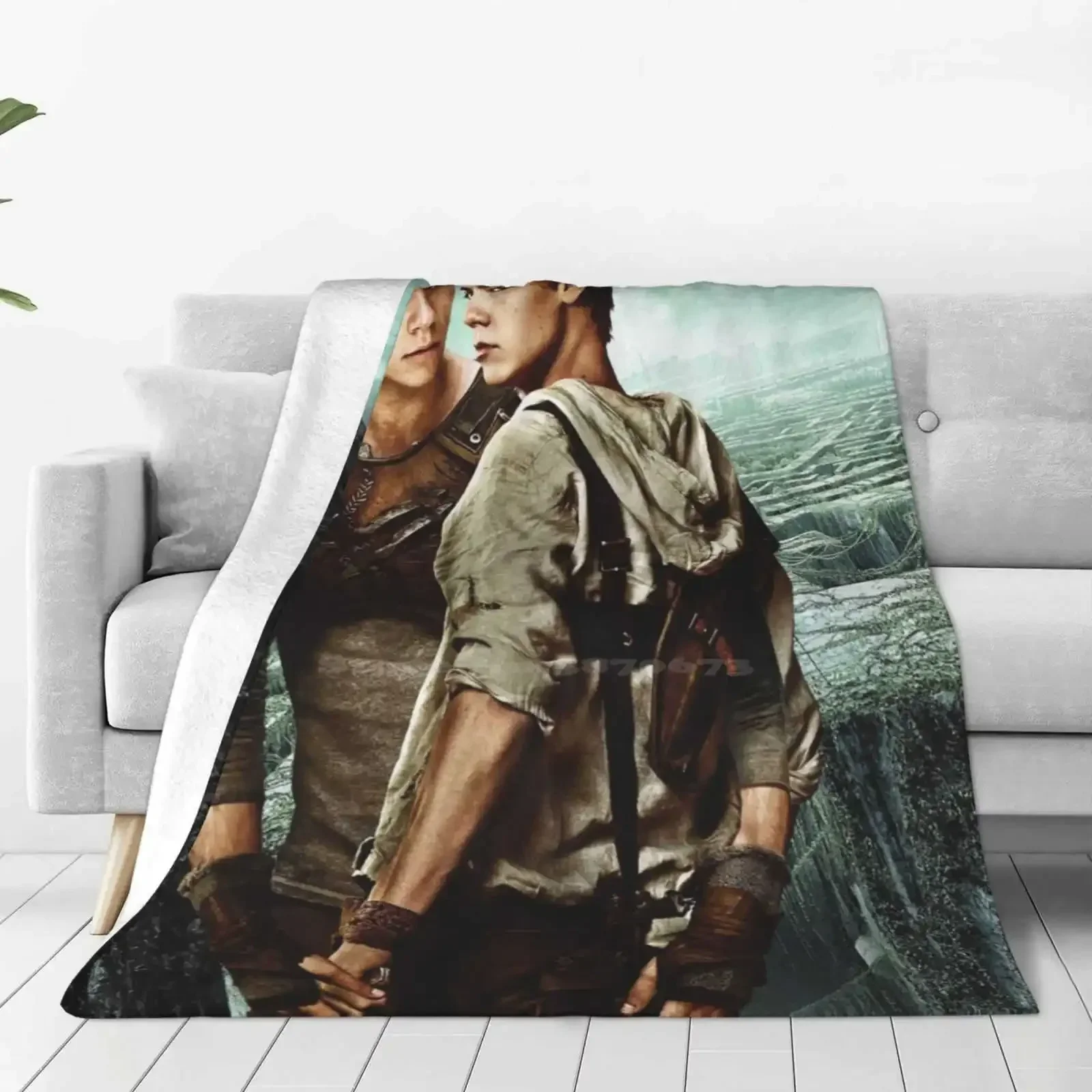 Newt X Thomas-Maze Runner Creative Design Comfortable Warm Flannel Blanket Newt X Thomas Thomas X Newt Newtmas Dylmas Thomas