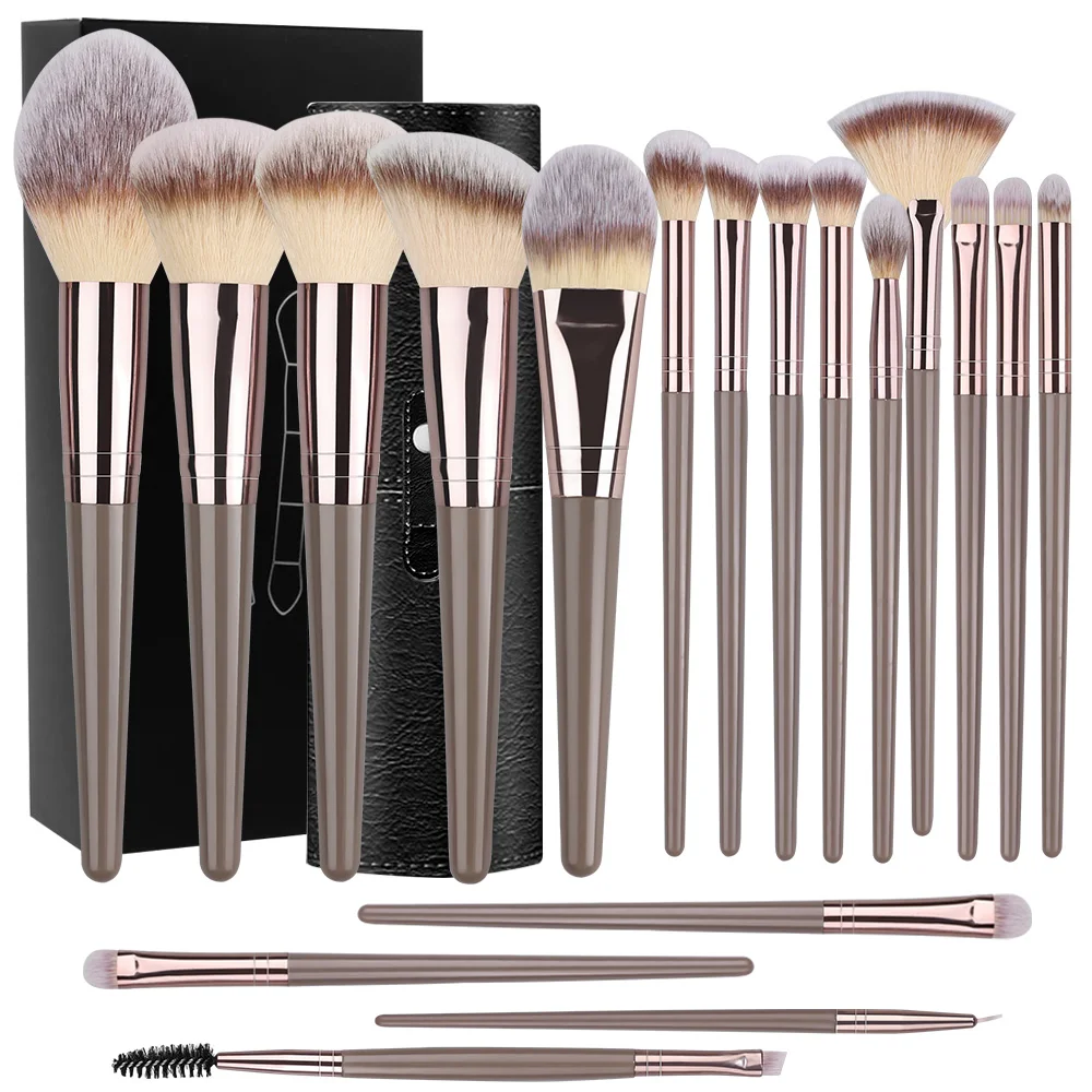 3-20PCS Makeup Brushes Set Eyeshadow Foundation Concealer Blush Highlighter Soft Fluffy Female Cosmetics Beauty Tool Storage box