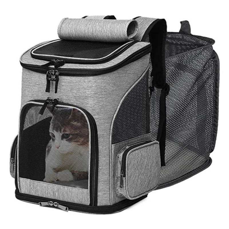 

Cat and Dog Bags Pet Bags Go Out Portable Collapsible Expandable Breathable Mesh Backpack