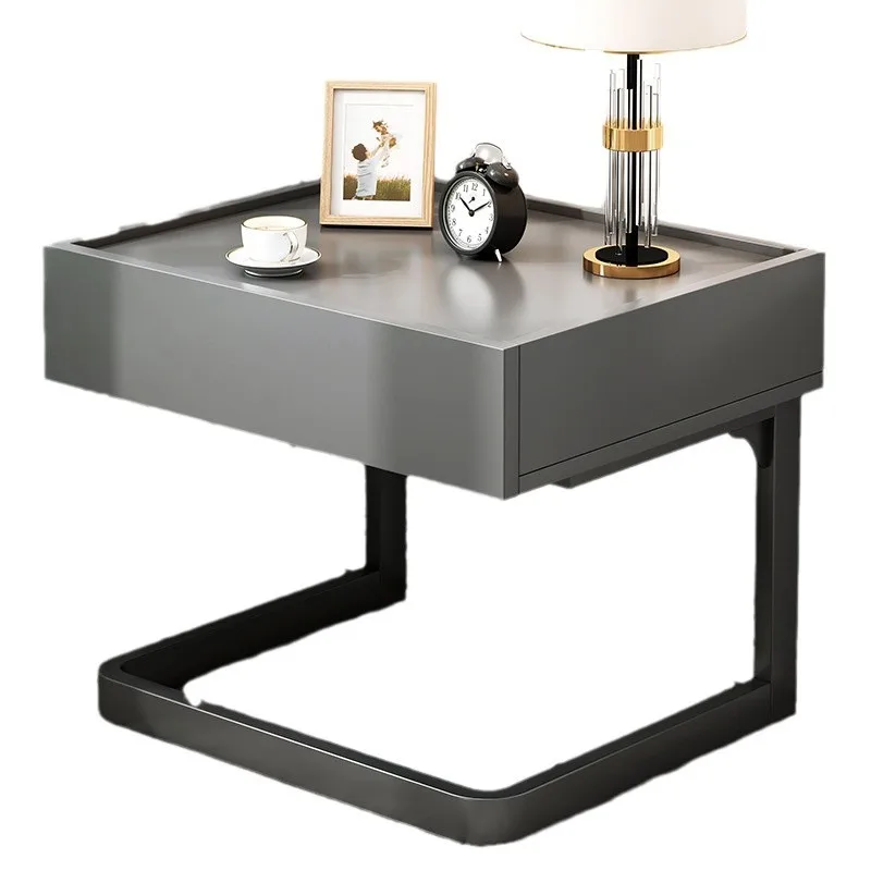 

bedside table light luxury high-end household suspended bedside table bedside storage cabinet