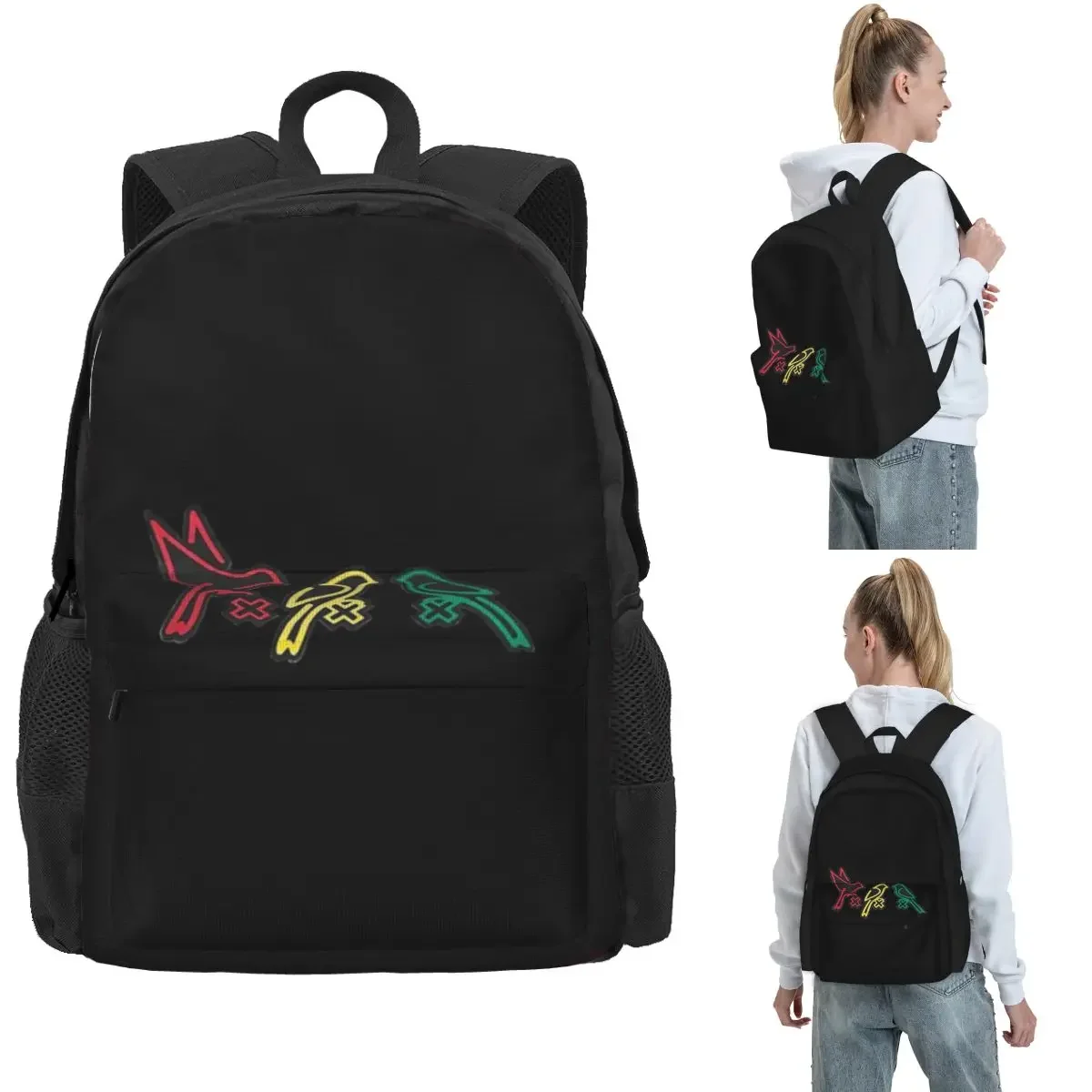 Bob Marley Ajax - Three Little Birds Floor Pillow Yuysnoofzil Backpack Hot Sale Daypack Large Capacity Kids BookBagfor Men Women