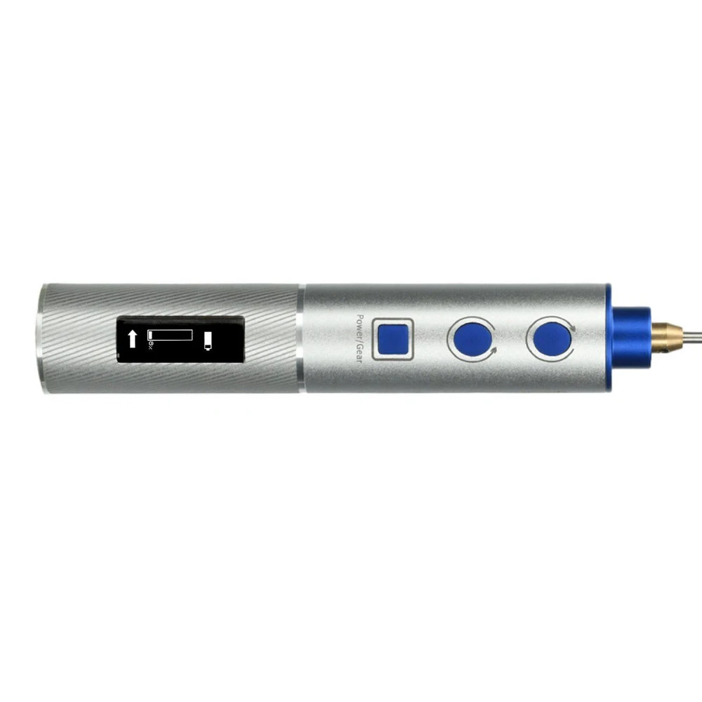 OLED Digital Display Electric Glue Remover Type-C Charging Stepless Speed Regulation Forward Reverse 2800mAh Rechargeable Tool