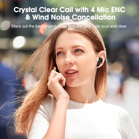 QCY T13 ANC Беспроводные наушники с Bluetooth 5.3 — фото устройства
