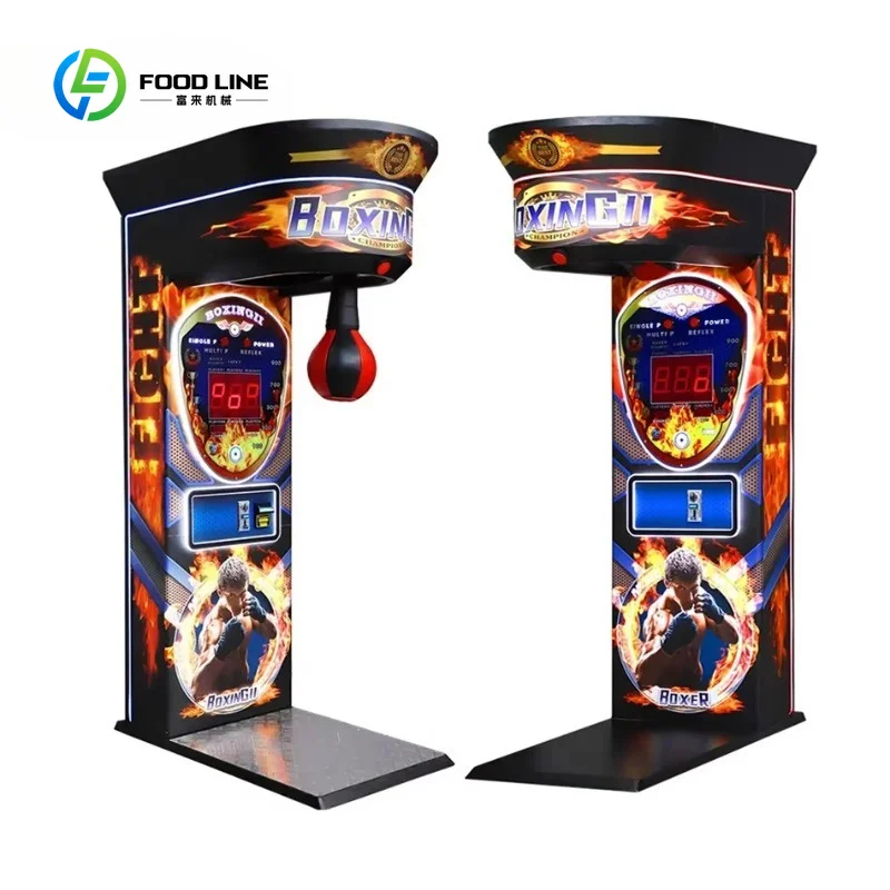 Customized Indoor Most Sell Cash Operated Boxer Amusement Power Simulator Game Arcade Electronic Boxing Punch Machine