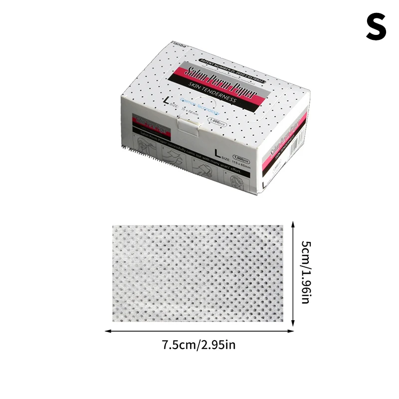 1000 Sheets Thin Perm Papers Heat Resistant