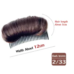 Upgrade Fluffy Hair Cushion Clip Bump It Up Volume Hair Insert Comb Women Invisible Seamless Fluffy Pad Hair Styling Tools